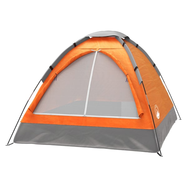 Wakeman 2 Person Camping Tent with Carrying Bag - Lightweight Outdoor Tent by Outdoors Orange 75-CMP1081 - main